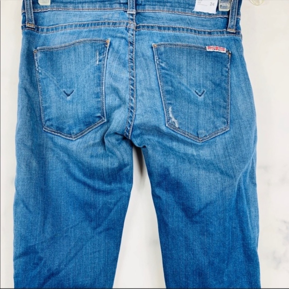 Hudson Crop Sid Zipper Super Skinny Jeans - Picture 6 of 8